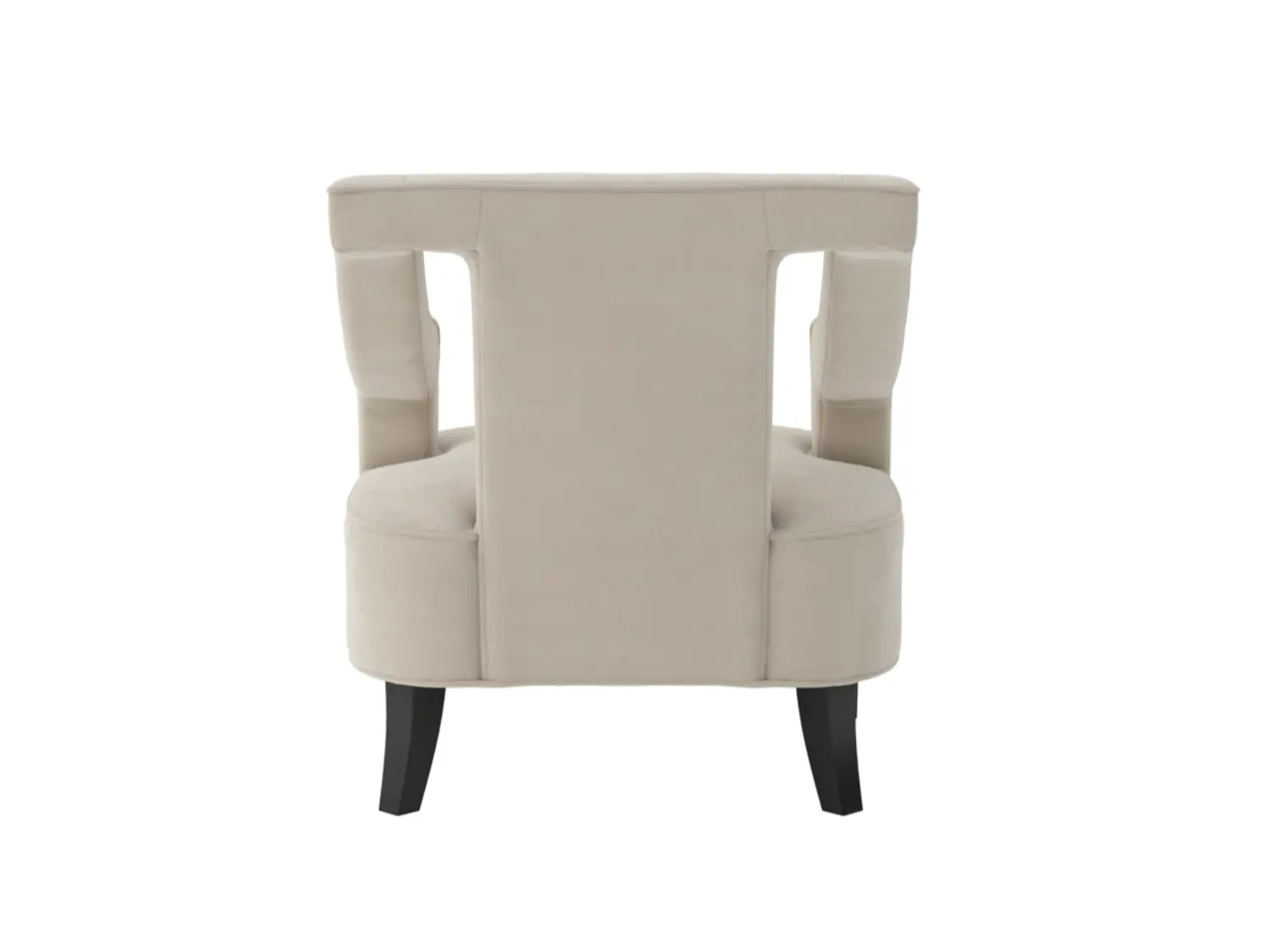 Dimensions diagram for LPD Sofia Armchair Textured Chenille