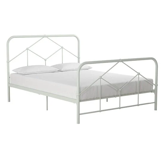 Novogratz Francis Farmhouse Metal Bed Dusty Green King