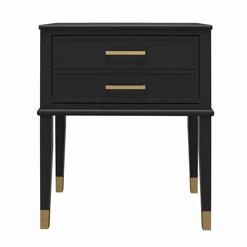Dorel Westerleigh End Table BlackGold
