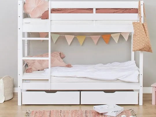 Hoppekids Shorty Bunkbed with Drawers Natural
