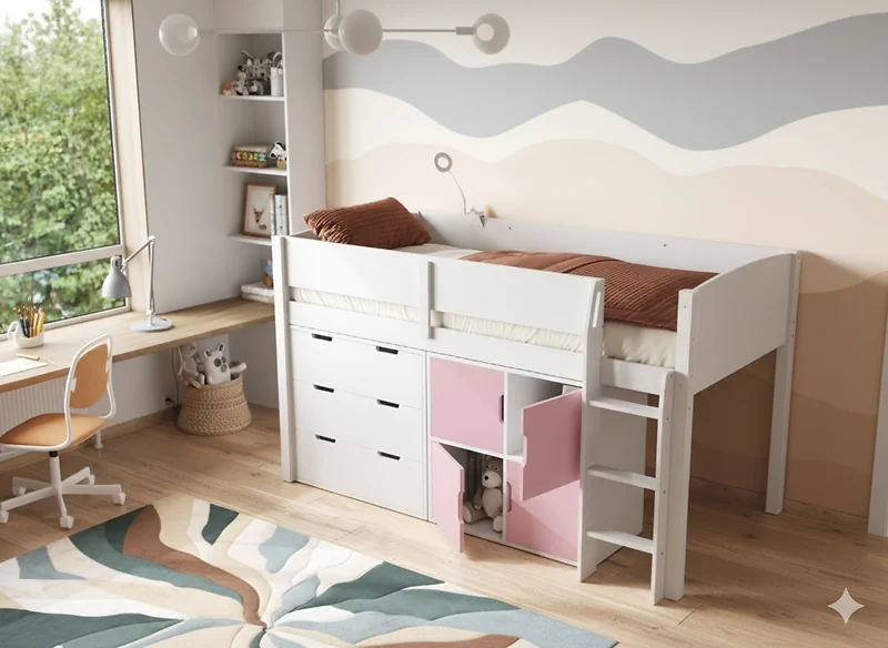 Flair Loop mid sleeper full storage set - view 5