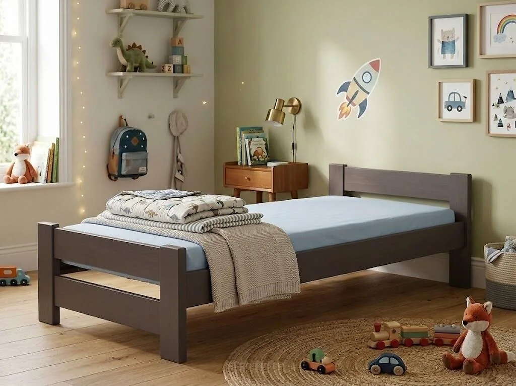 Mathy By Bols Claude Wooden Single Bed Frame