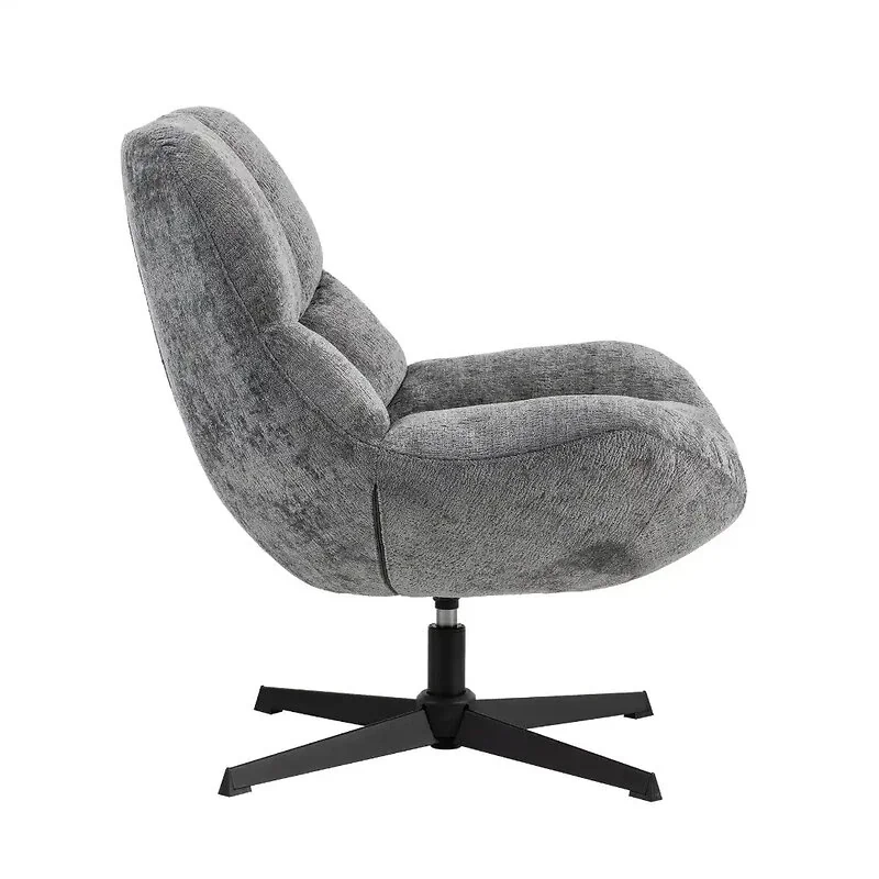 Dorel Silverdale Lounge Chair with Swivel Function Chenille view 2
