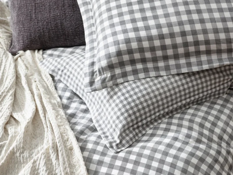 Yard Barton Gingham Check Duvet Cover Set