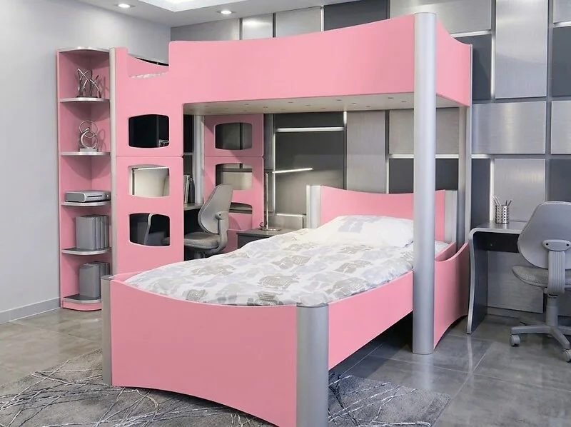 Mathy By Bols Fusion Inseparable High Sleeper Bed with Ladder