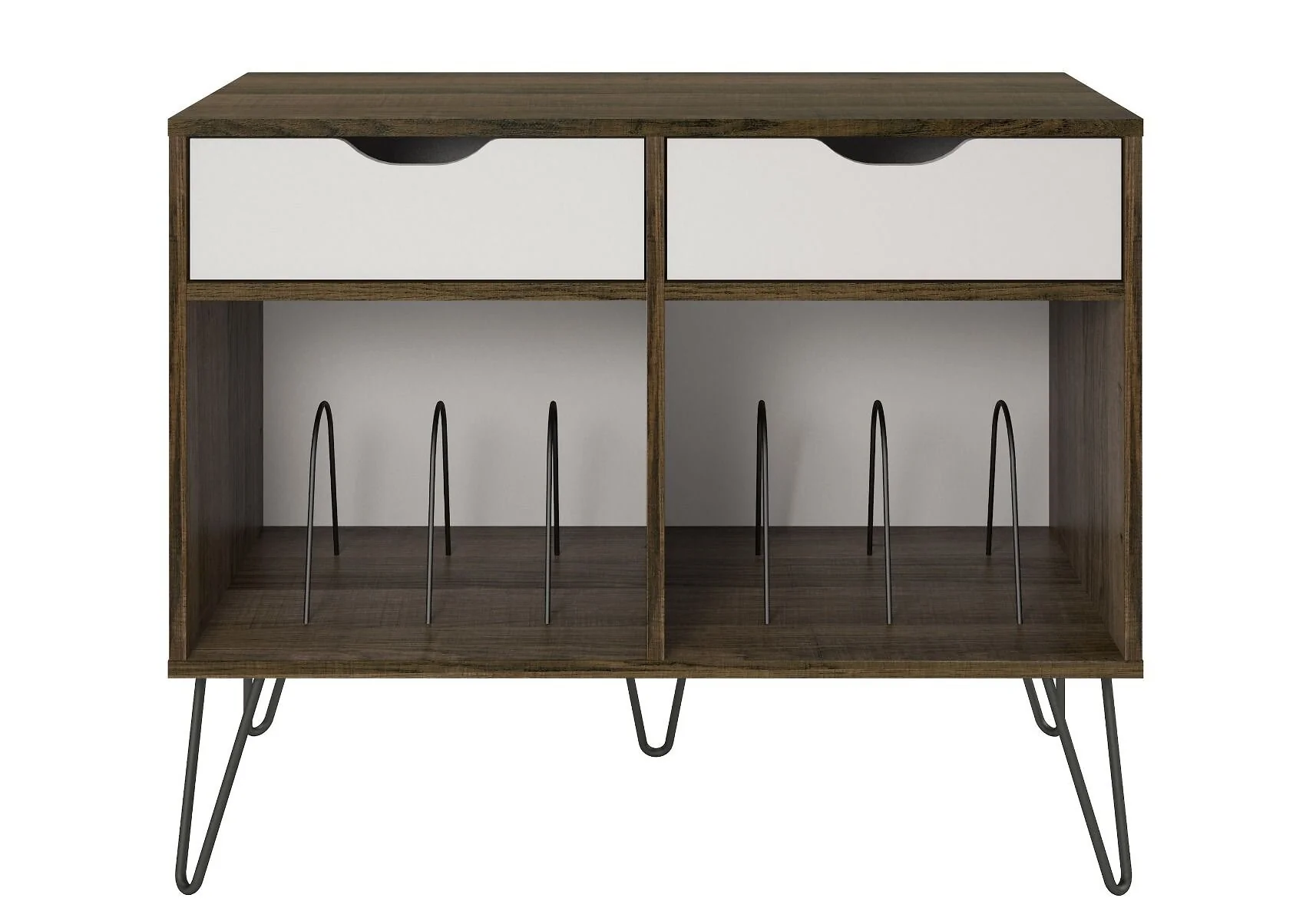 Dorel Concord Turntable Stand With Drawers