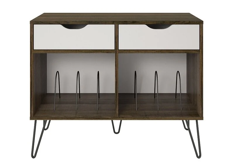 Dorel Concord Turntable Stand With Drawers