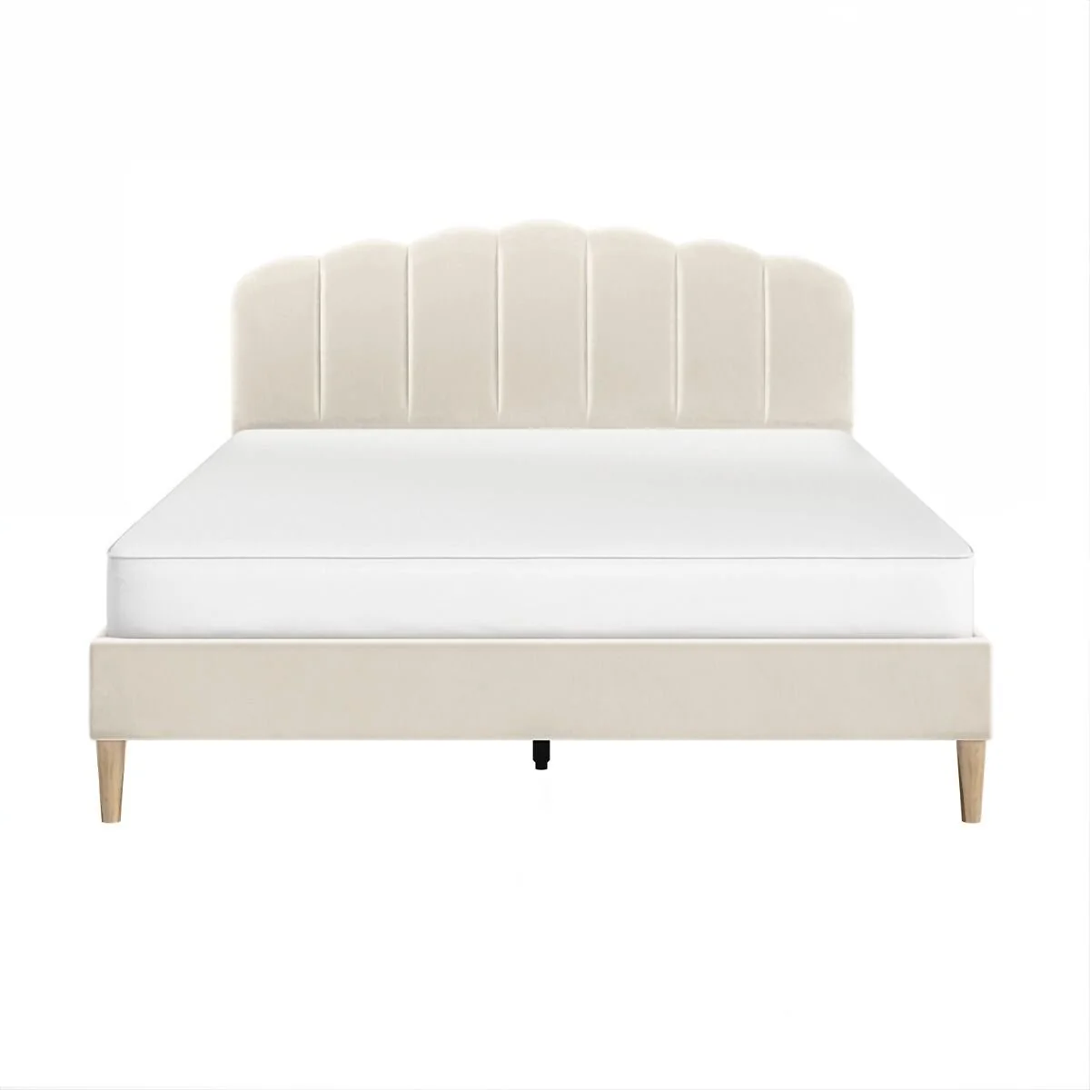 Flair Scallop Velvet Bed Frame – view 13