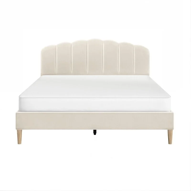 Flair Scallop Velvet Bed Frame – view 13