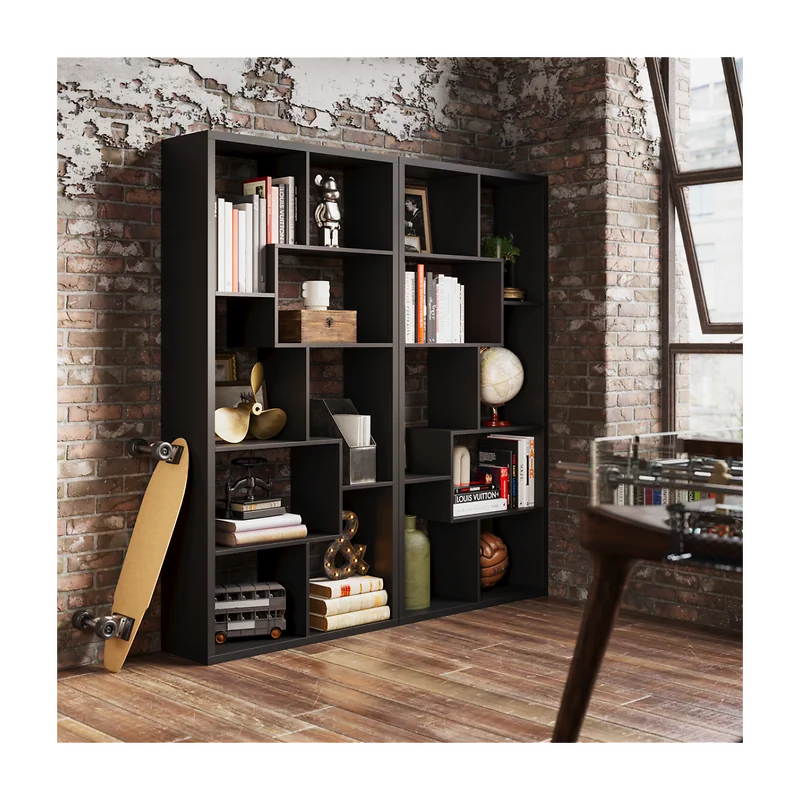LPD Quebec Black Shelving Unit image 4