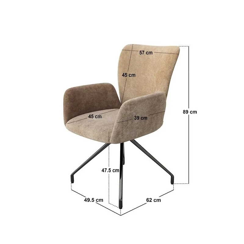 SOLACE+CO Zoya dining table with Kora chairs - view 7