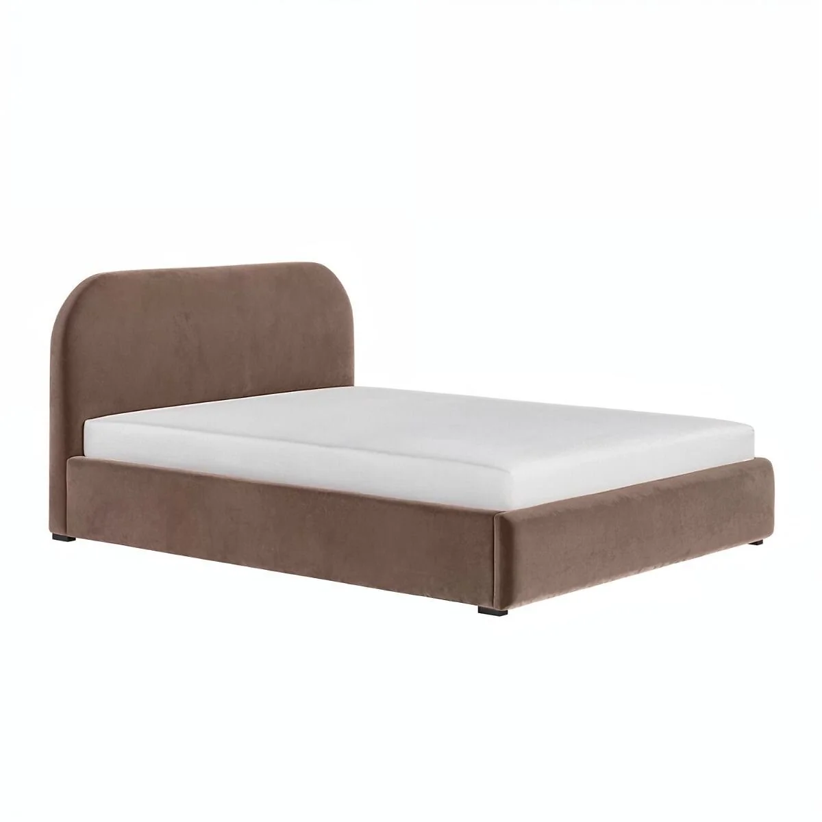 Flair Alba ottoman bed in chocolate velvet - view 4