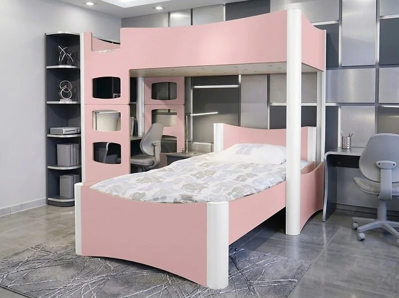 Mathy By Bols Fusion Inseparable High Sleeper Bed with Ladder
