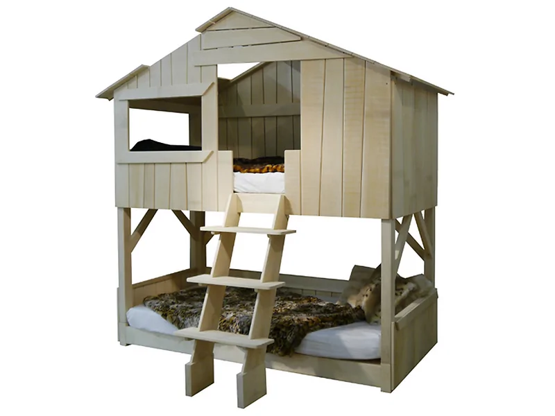 Mathy by Bols Wooden Treehouse Bunk Bed Natural – view 4