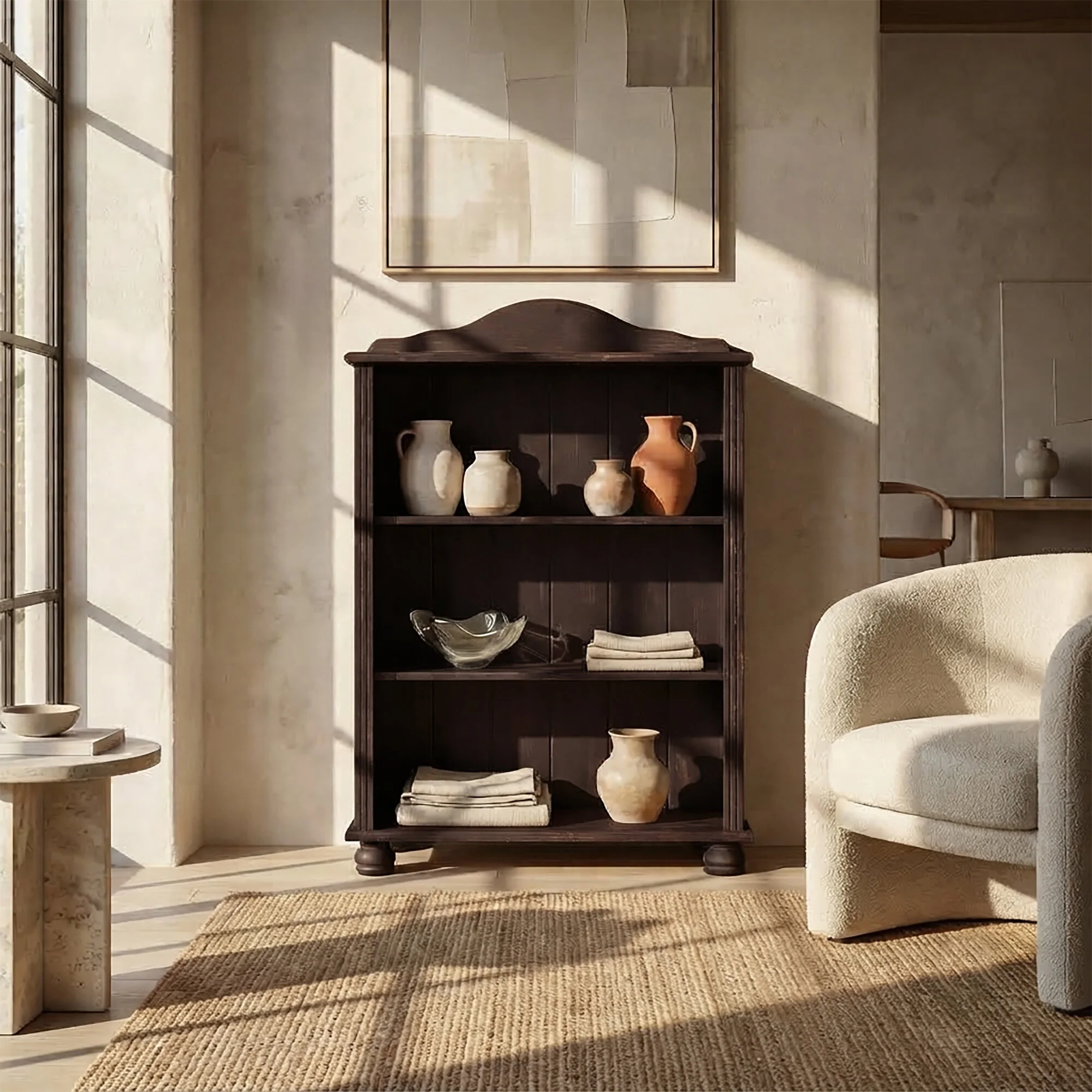 Dorel Mette Bookcase Low HL view 6