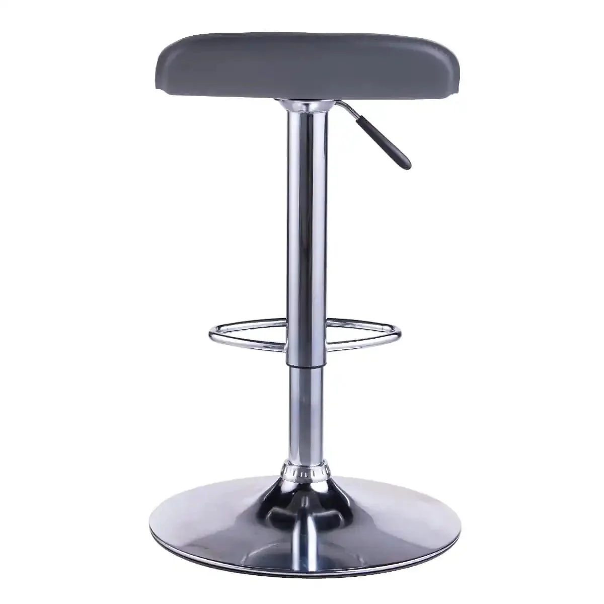 Dorel Ohio Leather Barstool in Grey Colour view 3