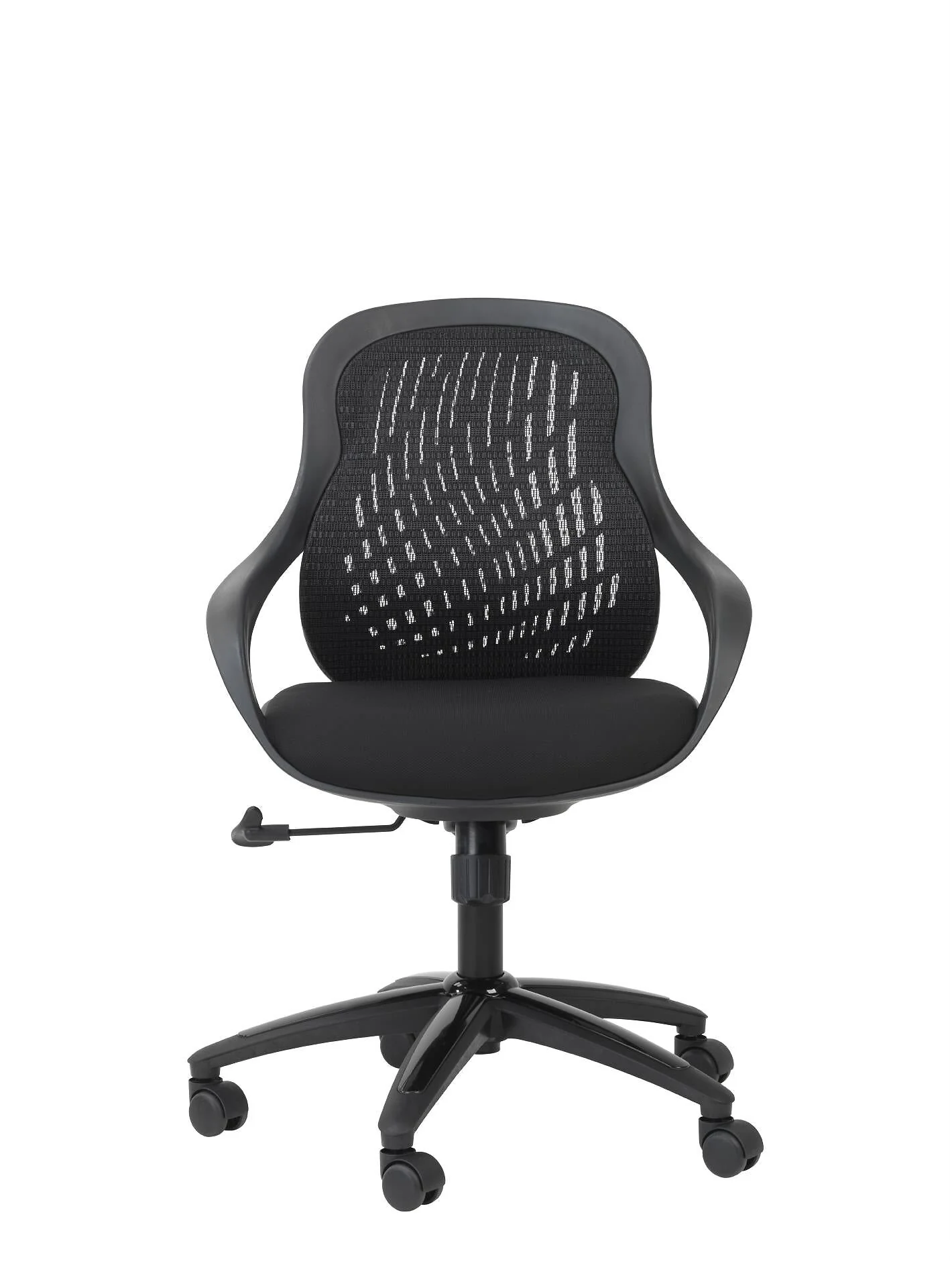 Dorel Croft Mesh Office Chair with Wheels in Grey