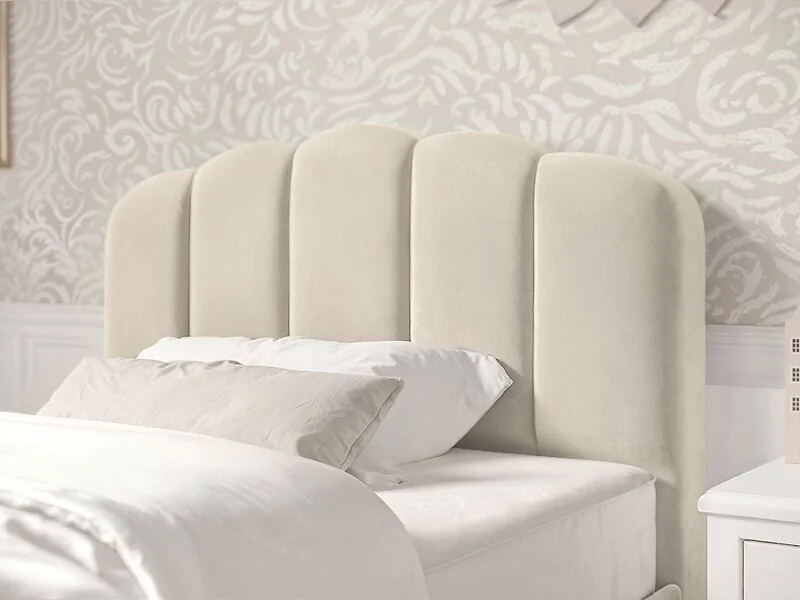 Flair Scallop Velvet Bed Frame – view 2