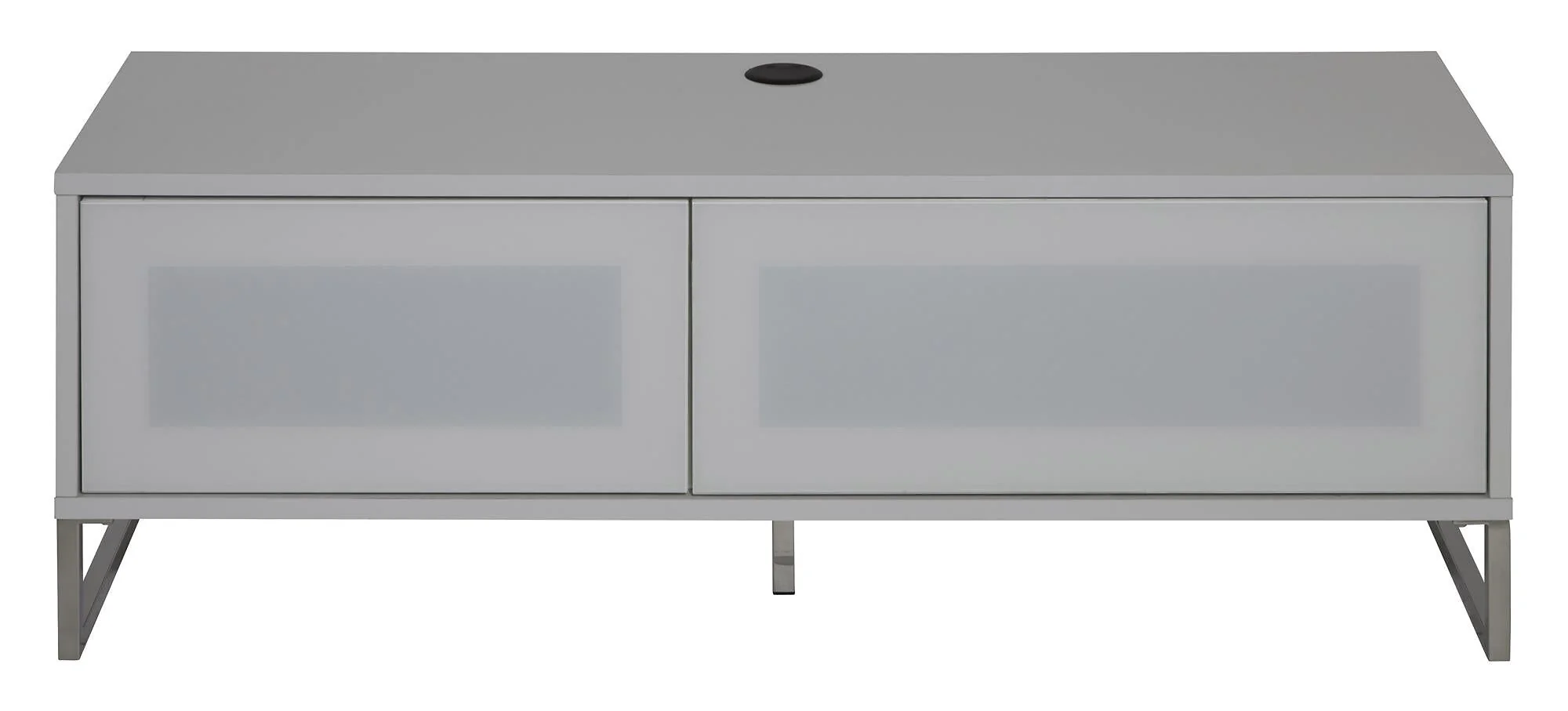 Alphason Helium TV Stand with 1 Door and 1 Flap in White