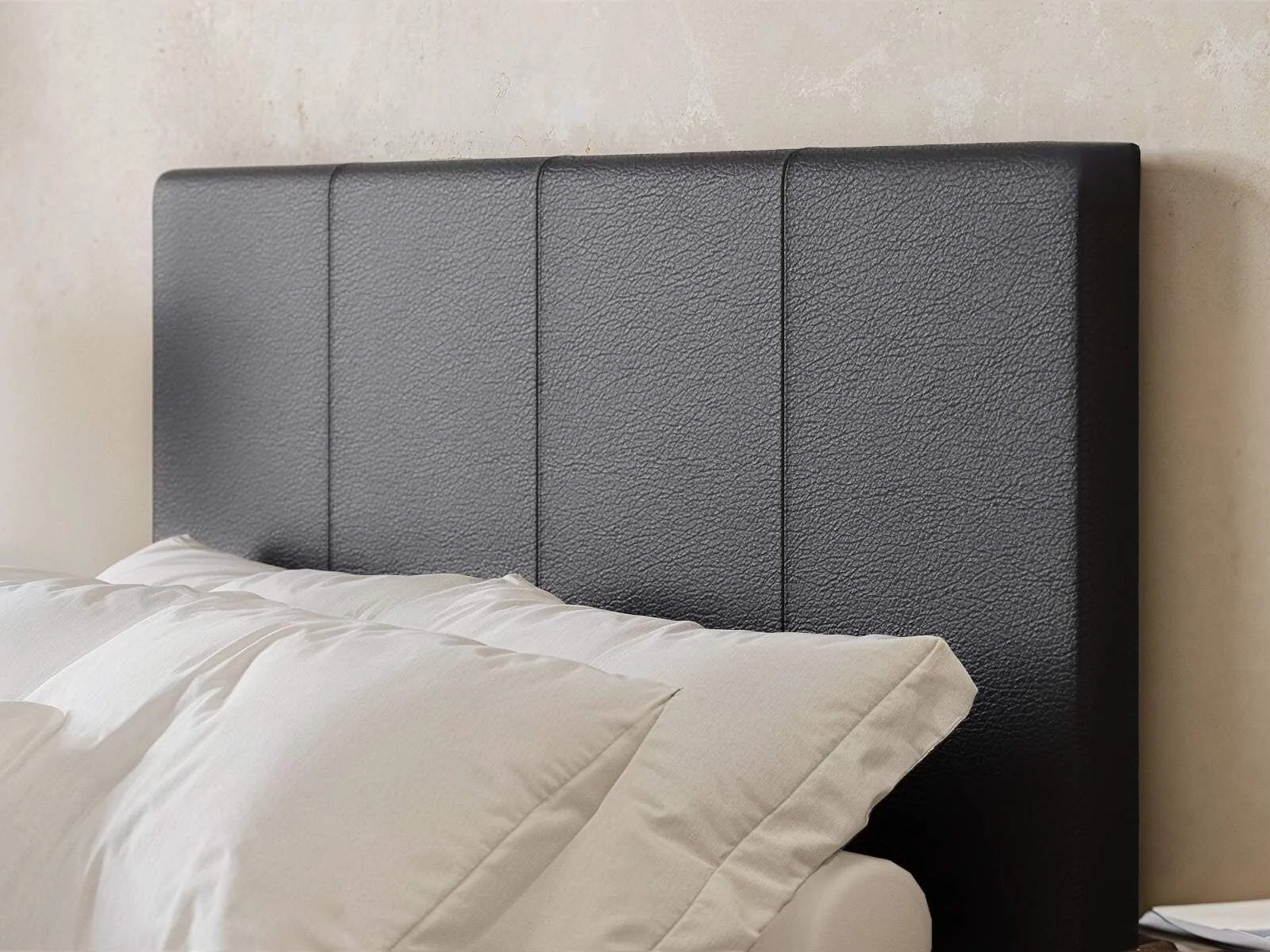 Flair Leto brown faux leather bed frame - view 6
