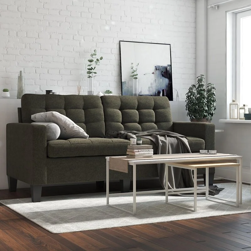 Dorel Bowie Sofa Grey view 2