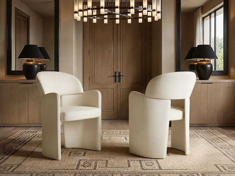 SOLACE+CO Varm & Estella Black Dining Table with Velvet Chairs – view 2