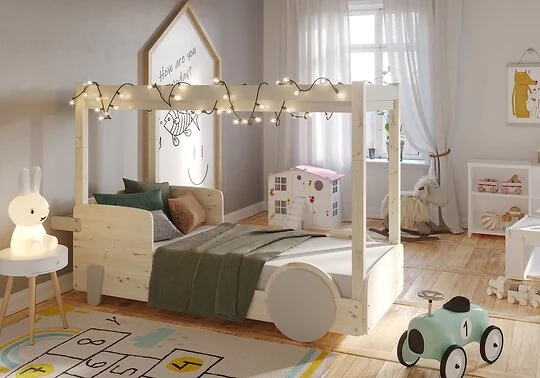Mathy By Bols Discovery Single Canopy Bed Frame