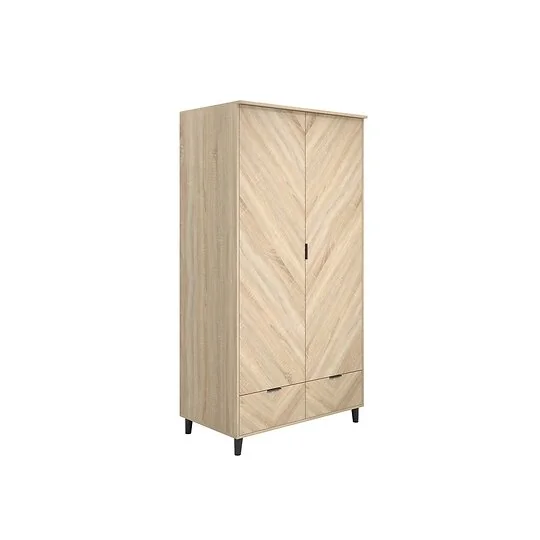 LPD Stockholm Chevron 2 Door Wardrobe
