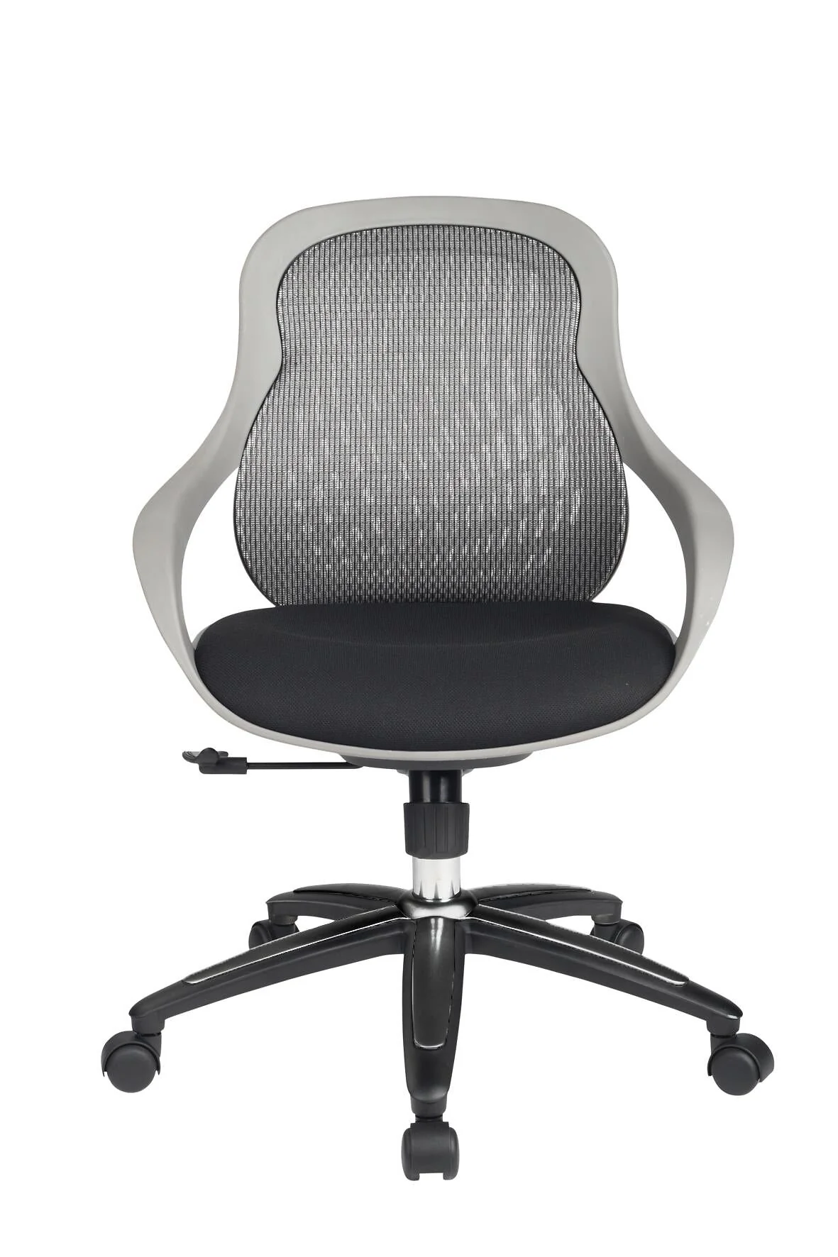 Dorel Croft Mesh Office Chair with Wheels in Grey