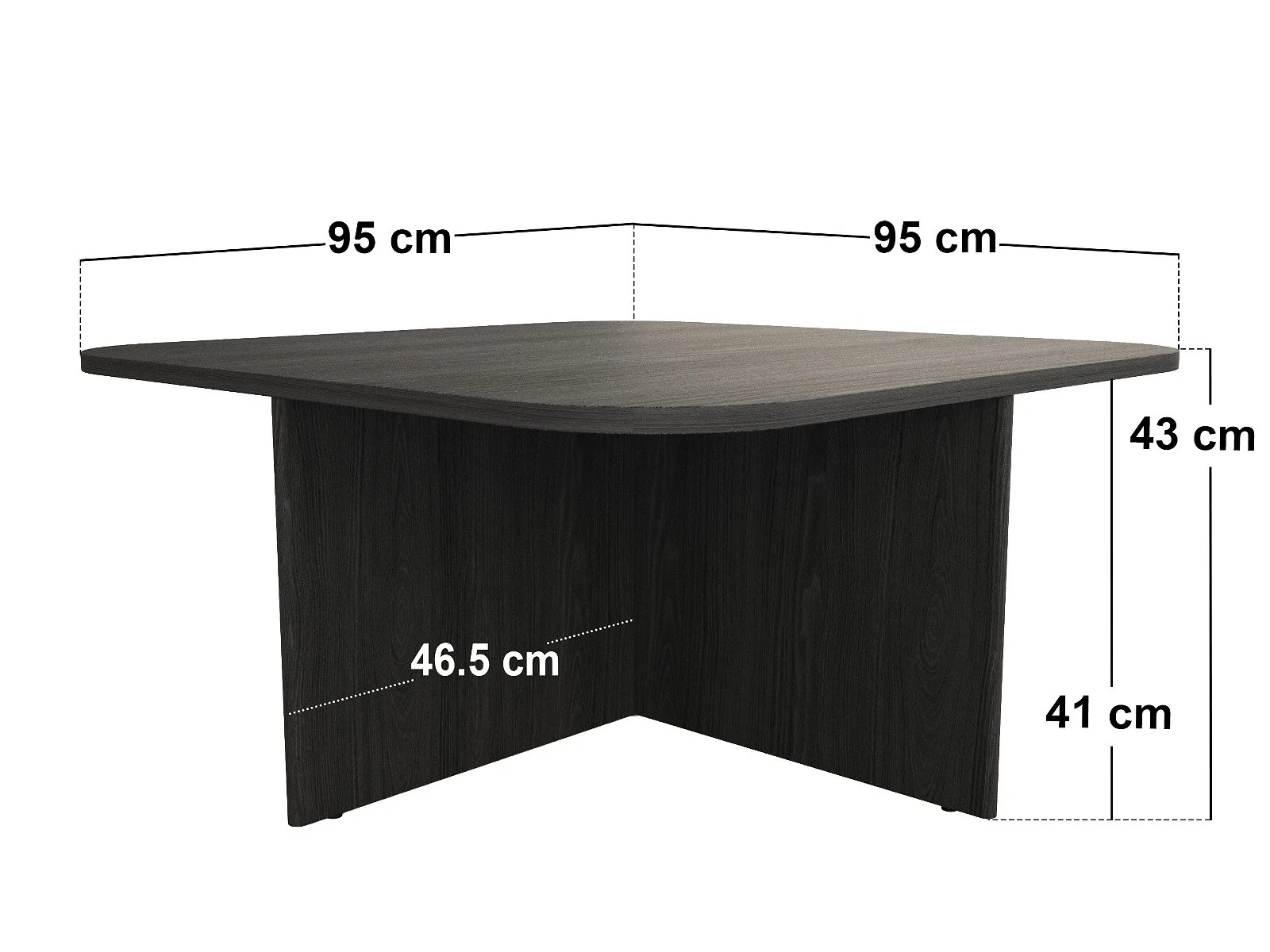SOLACE+CO Leto Square Coffee Table & Seating Set – view 11