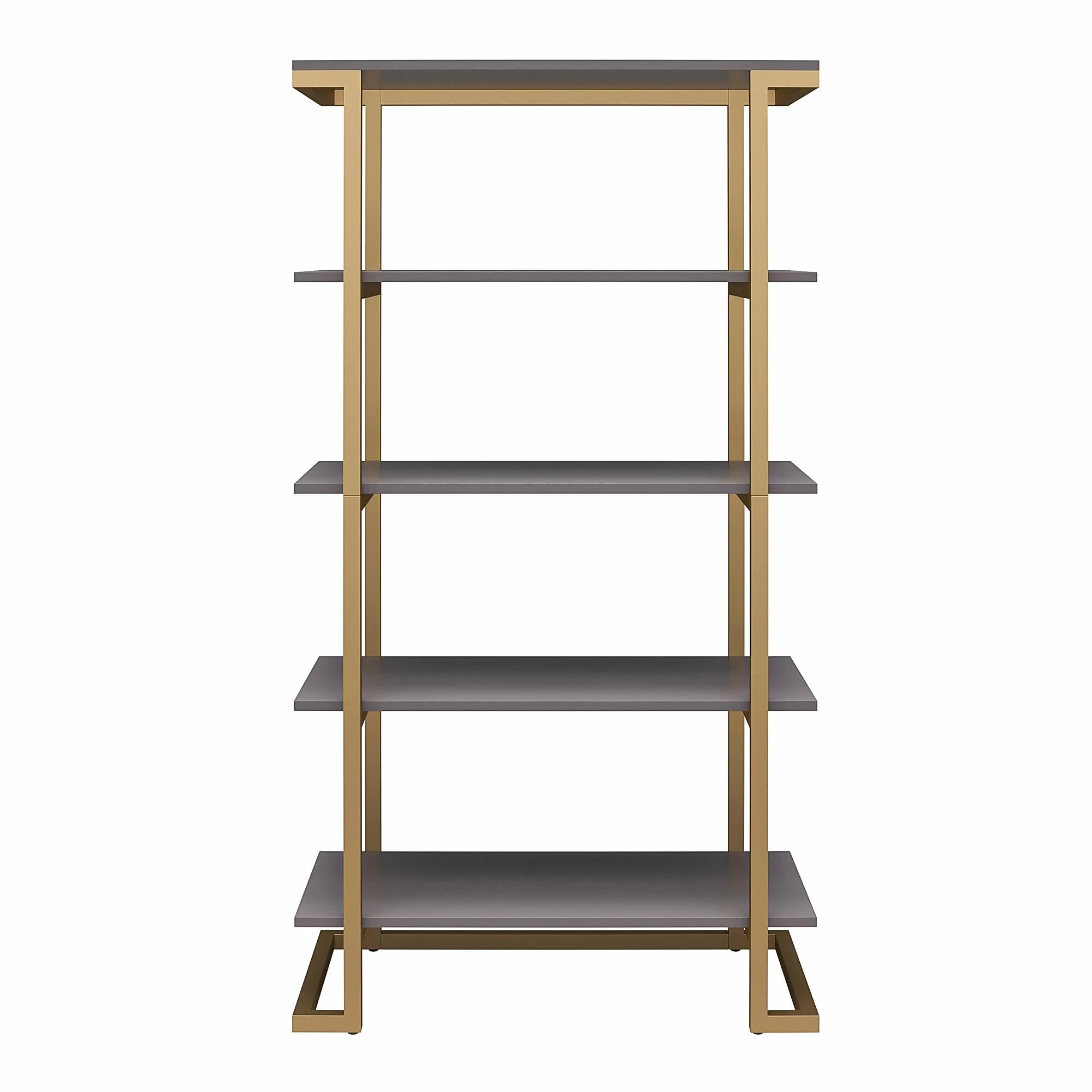 Dorel Camila 5 Shelf Bookcase Graphite Grey