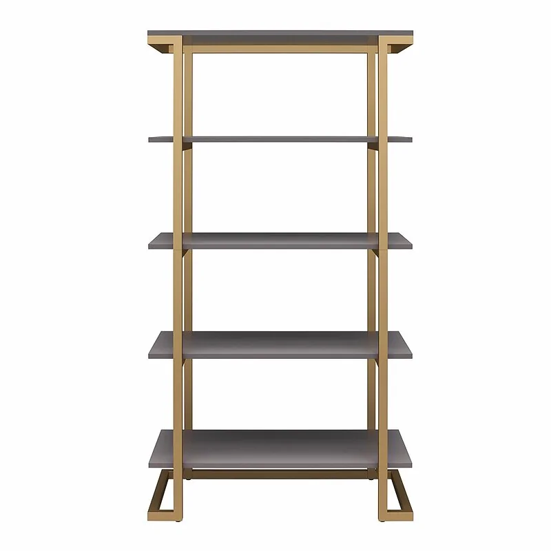 Dorel Camila 5 Shelf Bookcase Graphite Grey
