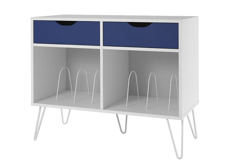 Dorel Concord Turntable Stand With Drawers