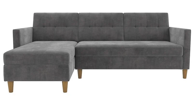 Dorel Hartford Sectional Sofabed Chenille view 5