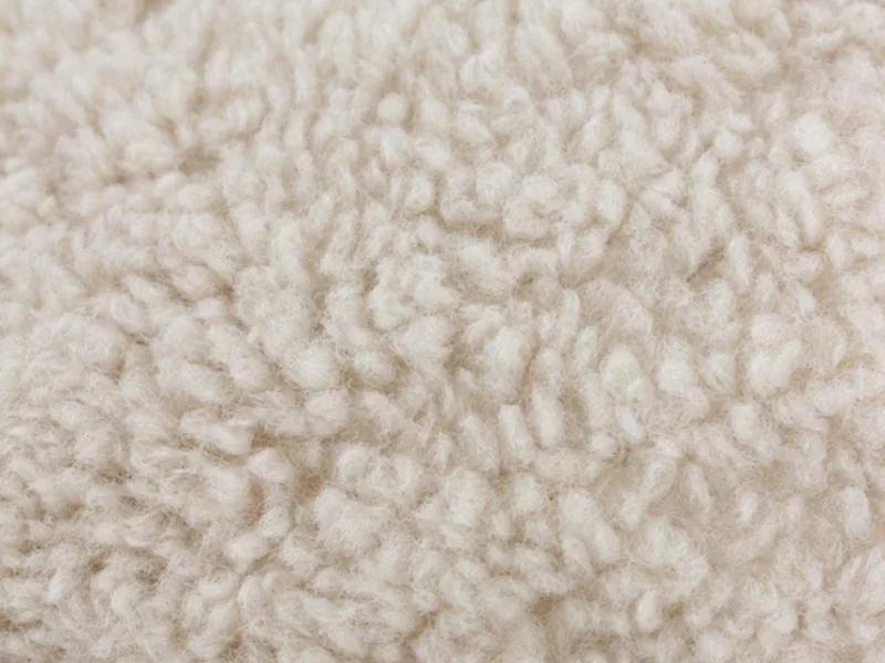 Yard Olann Faux Shearling Cushion in Natural