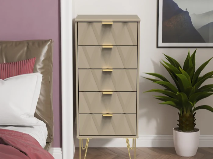 Welcome Furniture Diamond 5 Drawer Storage Locker