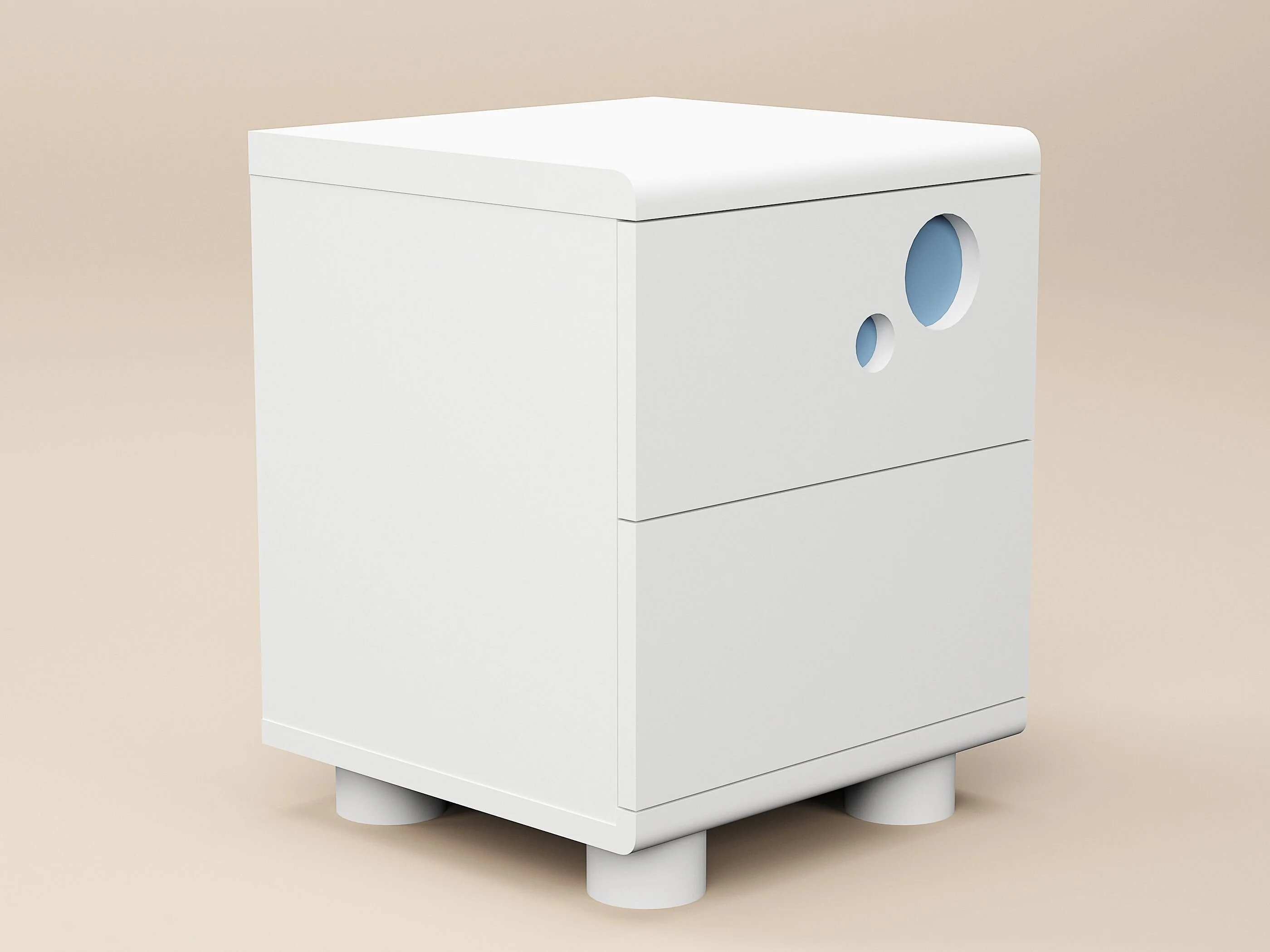 Flair Livana 2 drawer bedside table - view 10