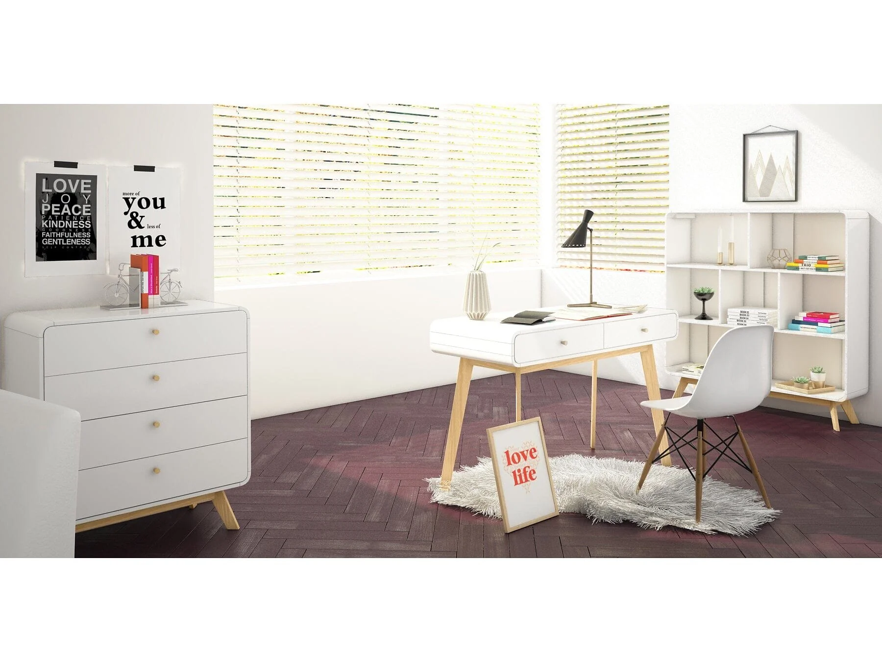 Dorel LOFT24 Cassie Desk view 4