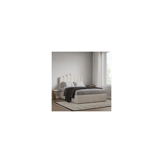 Flair Poseidon Boucle Ottoman Cream