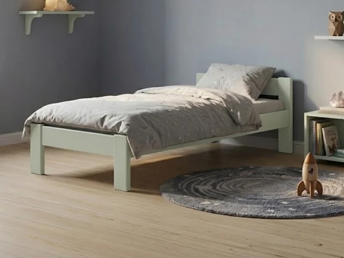 Mathy By Bols Dominique Joel Wooden Single Bed Frame