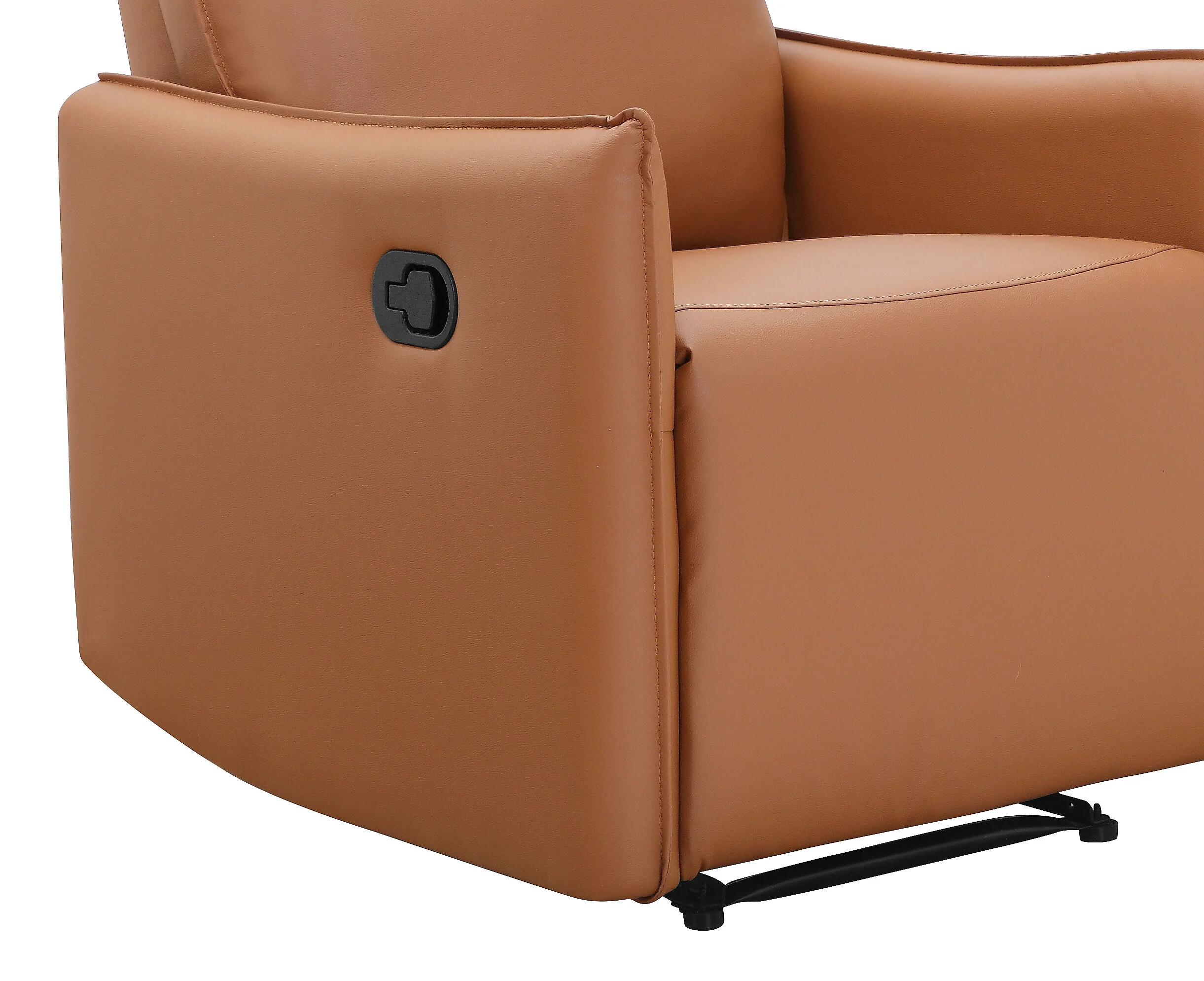 Dorel Lugo Recliner with Manuel Function Cognac PU view 6