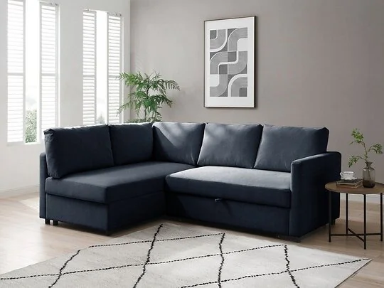Kyoto Clara Convertible Corner Sofa Bed with Storage