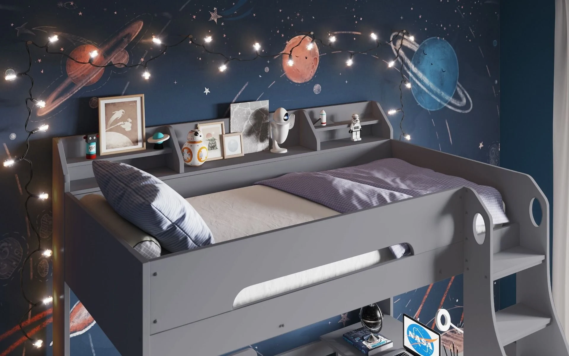 Flair Cosmic L shaped triple bunk bed - view 14