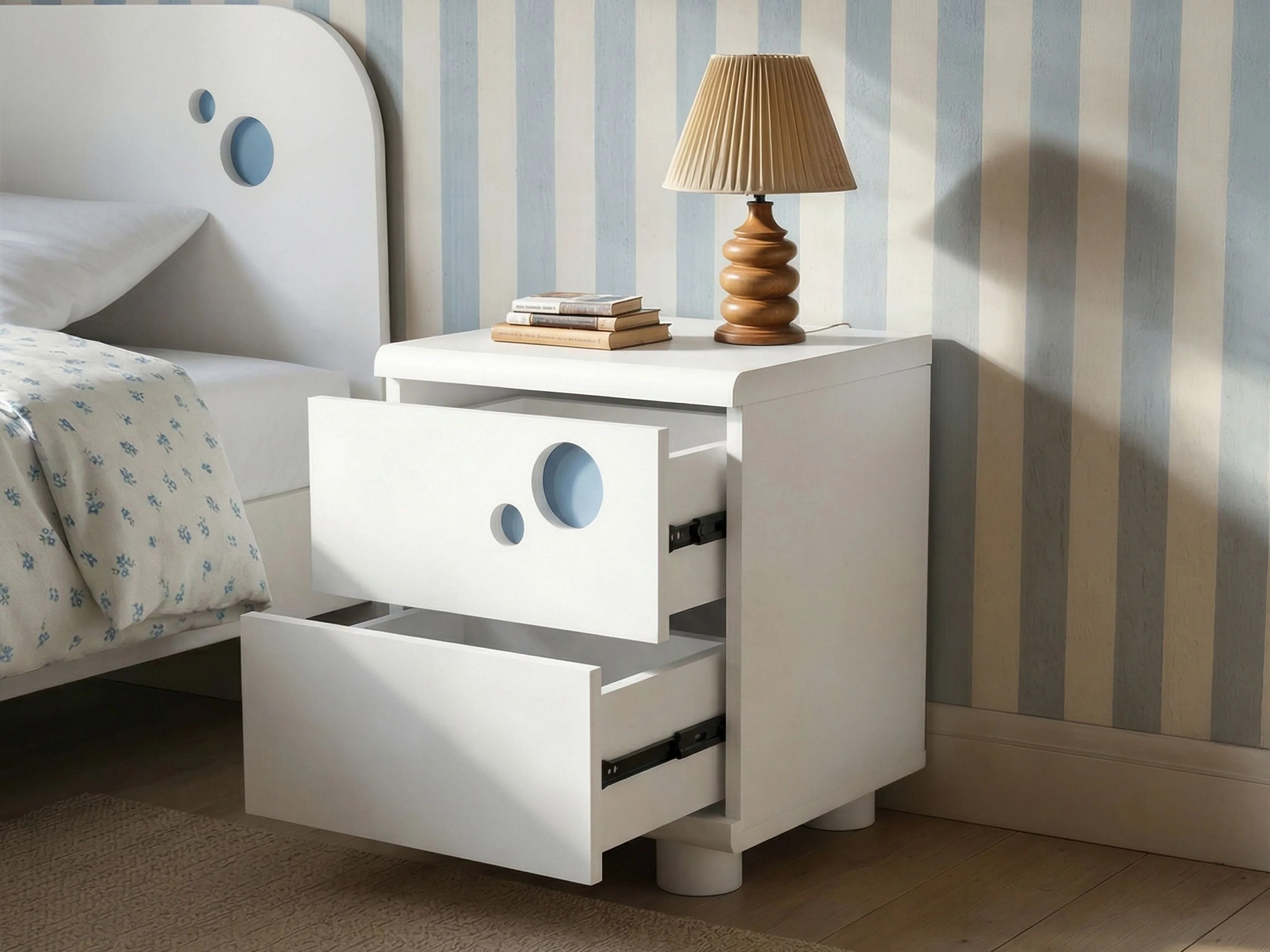 Flair Livana 2 drawer bedside table - view 6