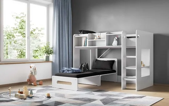 Flair Wizard junior high sleeper with pull out futon