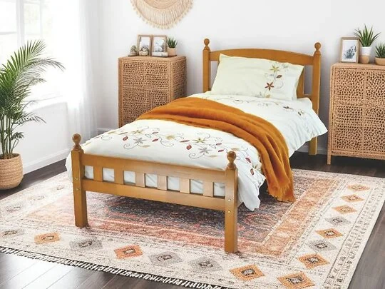 Wholesale Beds Florence Wooden Bed Frame Rubberwood Double