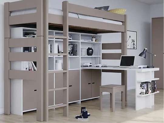 Mathy by Bols Dominique 186 Highsleeper with Bookcase