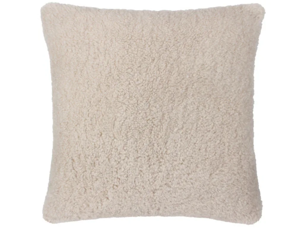 Yard Olann Faux Shearling Cushion in Natural