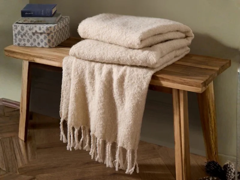 Wylder Isla Woven Tasselled Throw 130 x 180cm