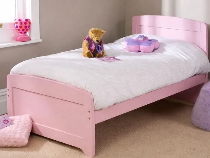 Friendship Mill Rainbow Wooden Single Bed Frame for Kids